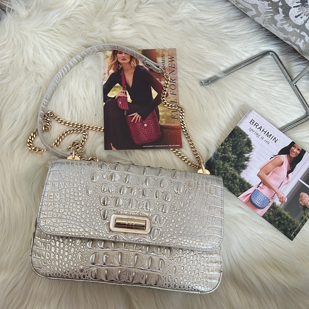 NWT Brahmin Rosalie Ivory Dream Crossbody - Picture 7 of 7